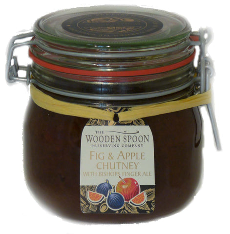 Fig and Apple with Bishops Finger Ale Chutney