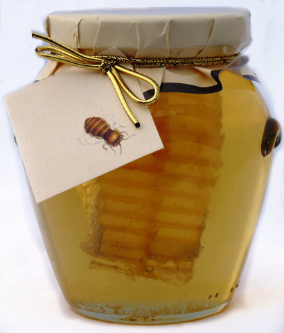 Acacia Honey with Acacia Cut Comb in a Gift Jar- only available online