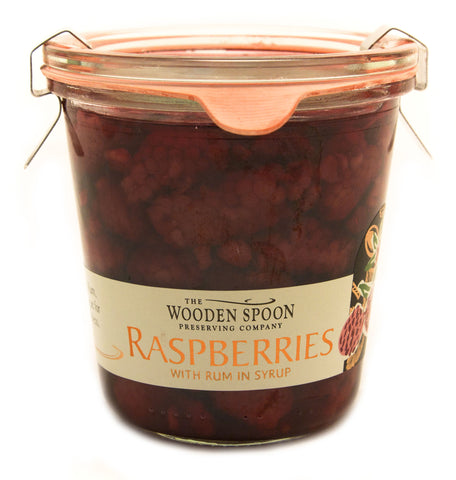 Raspberries - With Rum